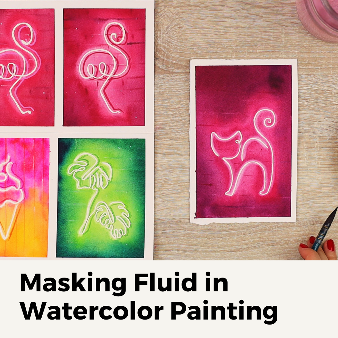 Creative Techniques with Masking Fluid in Watercolor Painting
